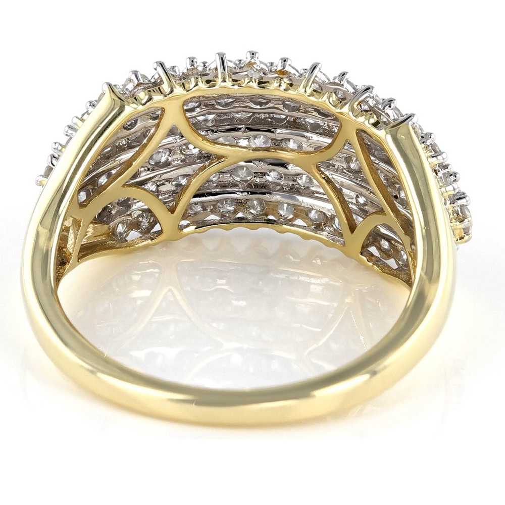 3g 10K 1 & 1/2 carat  Diamond SOLID Yellow Gold NATURAL Diamond  Ring 1.… - Picture 7 of 15